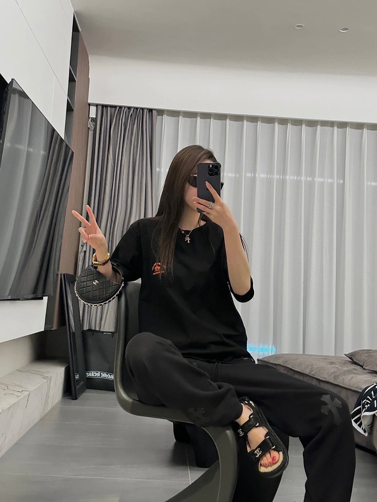 LuxluxHouse Best Quality Clothes Chrome Hearts T-shirt