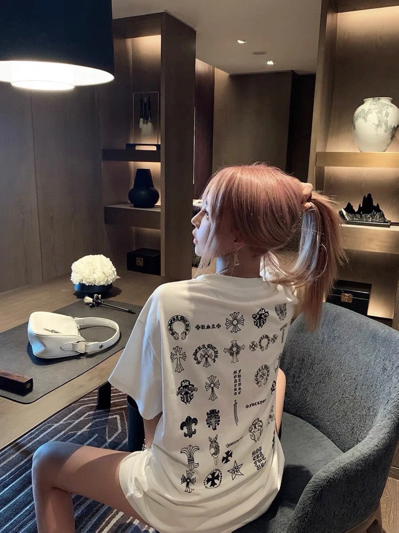 LuxluxHouse Best Quality Clothes Chrome Hearts T-shirt