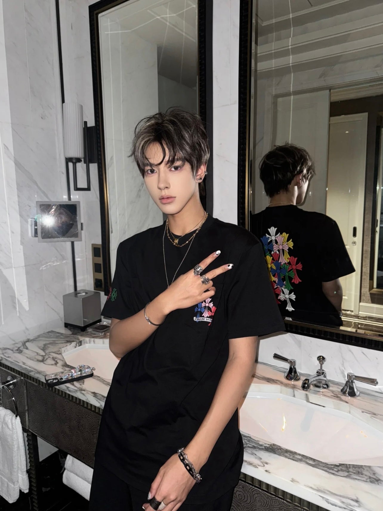 LuxluxHouse Best Quality Clothes Chrome Hearts T-shirt