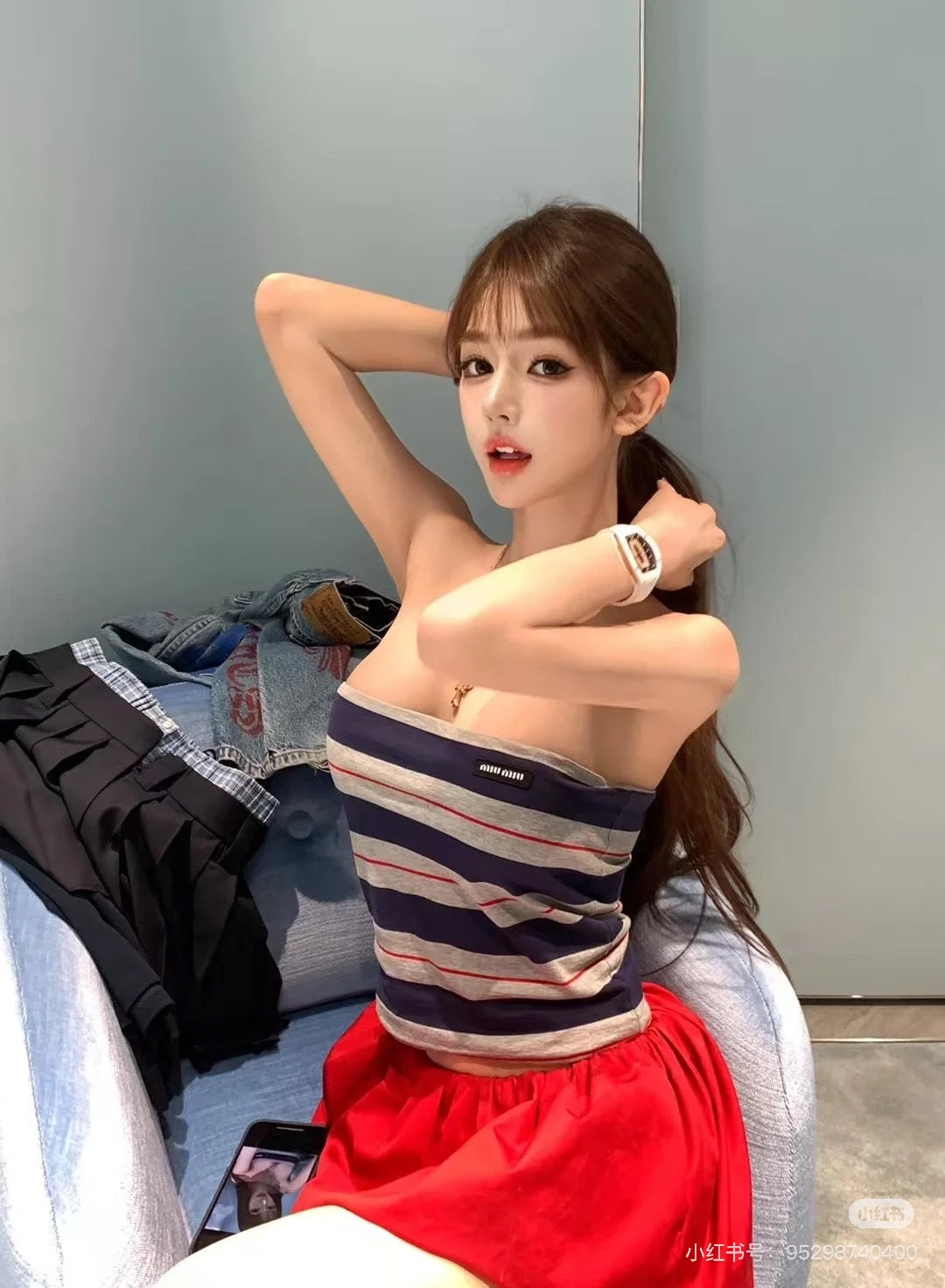 LuxluxHouse Best Quality Clothes Miu Miu T-shirt