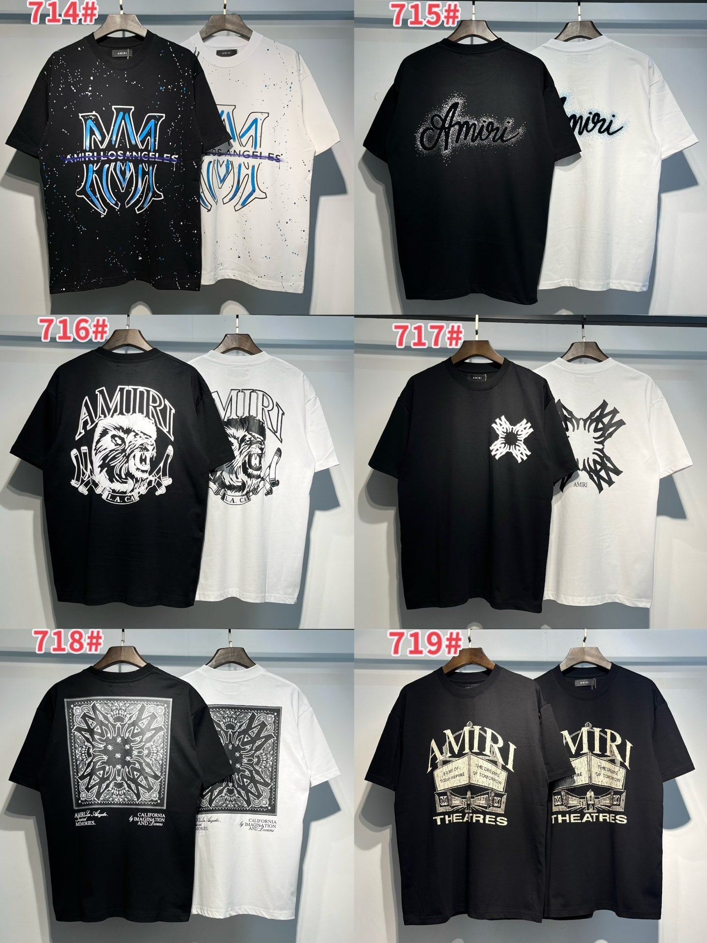 LuxluxHouse Best Quality Clothes Amiri T-shirt