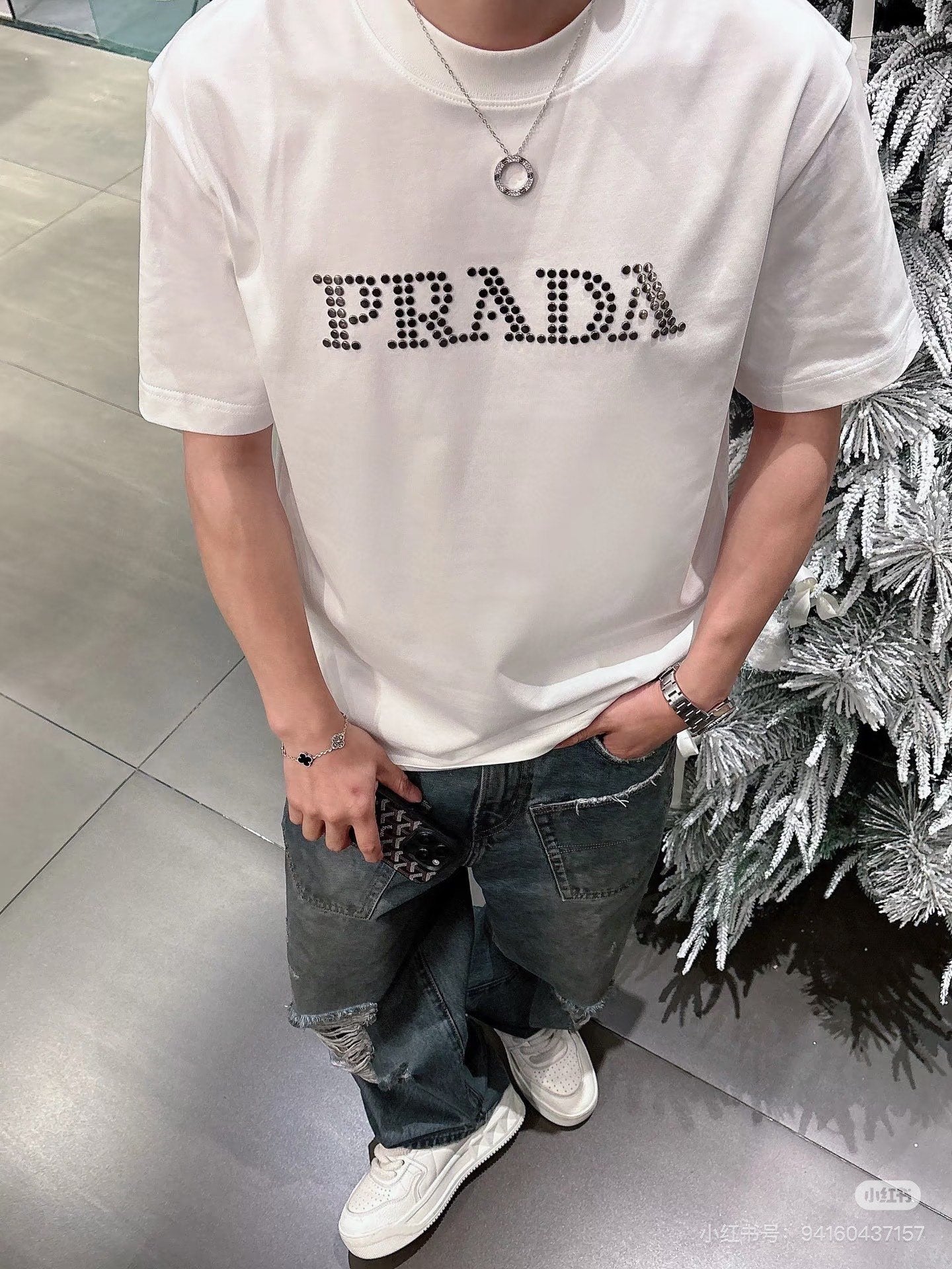 LuxluxHouse Best Quality Clothes T-shirt Prada