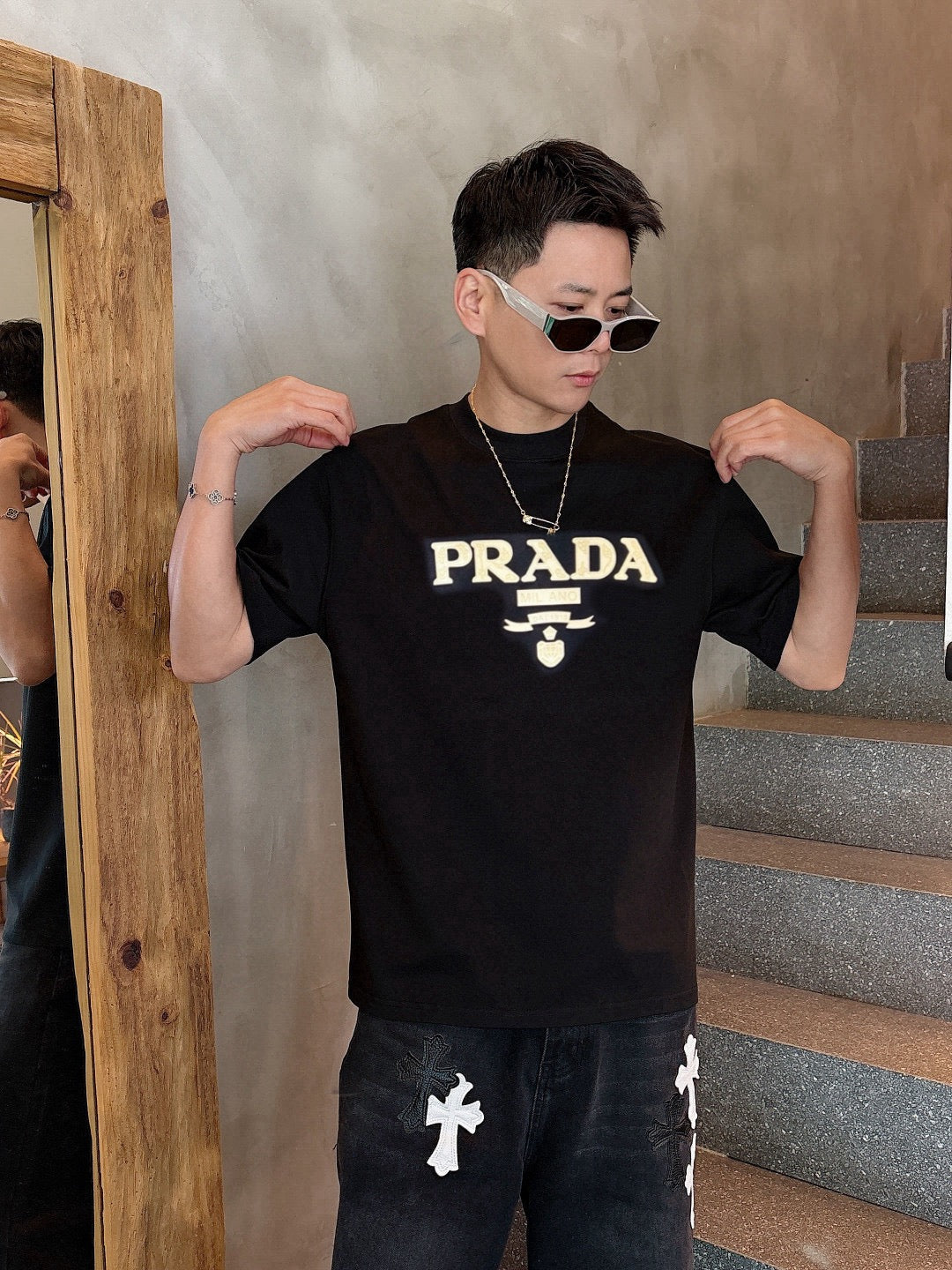 LuxluxHouse Best Quality Clothes T-shirt Prada