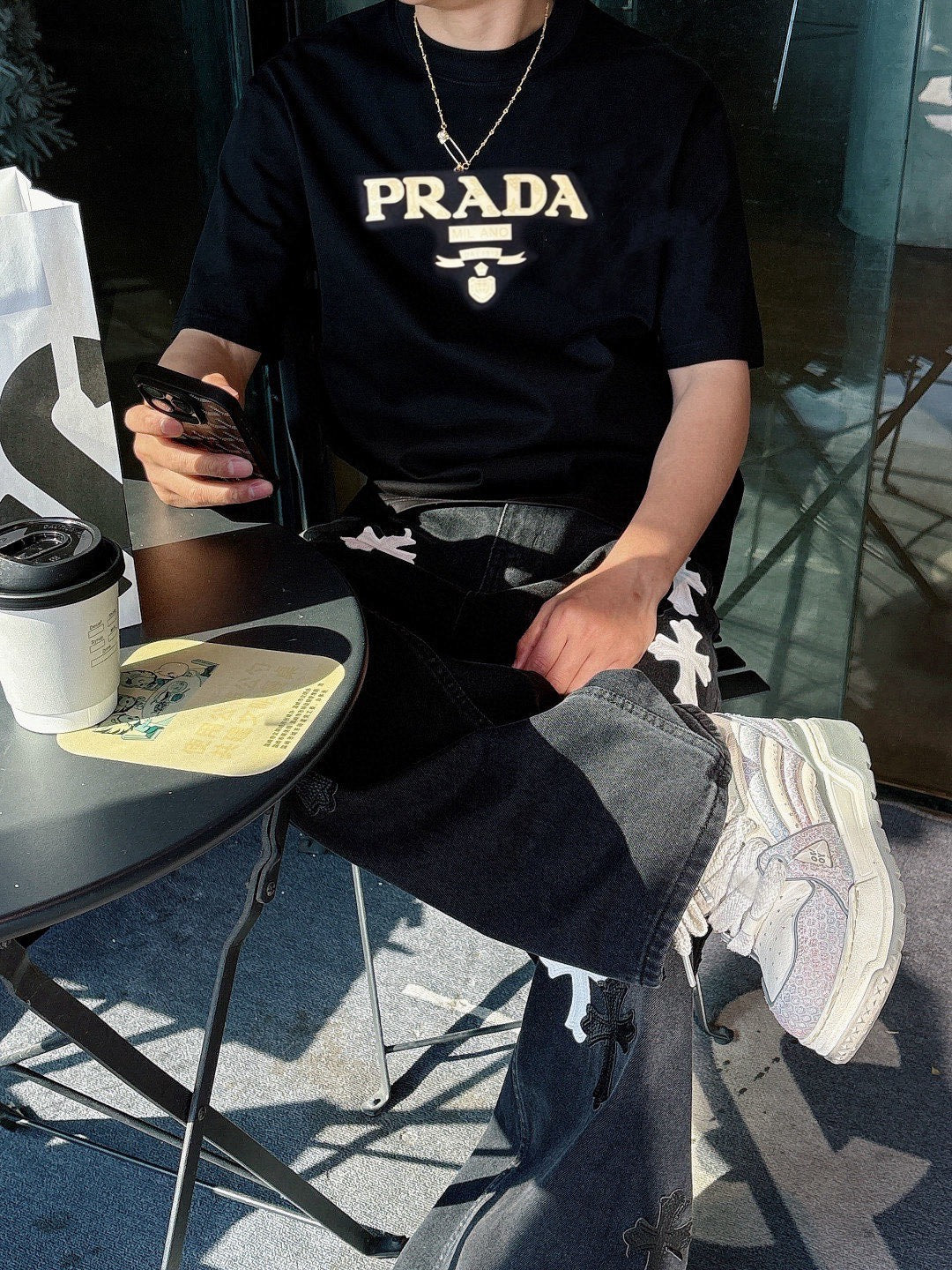 LuxluxHouse Best Quality Clothes T-shirt Prada