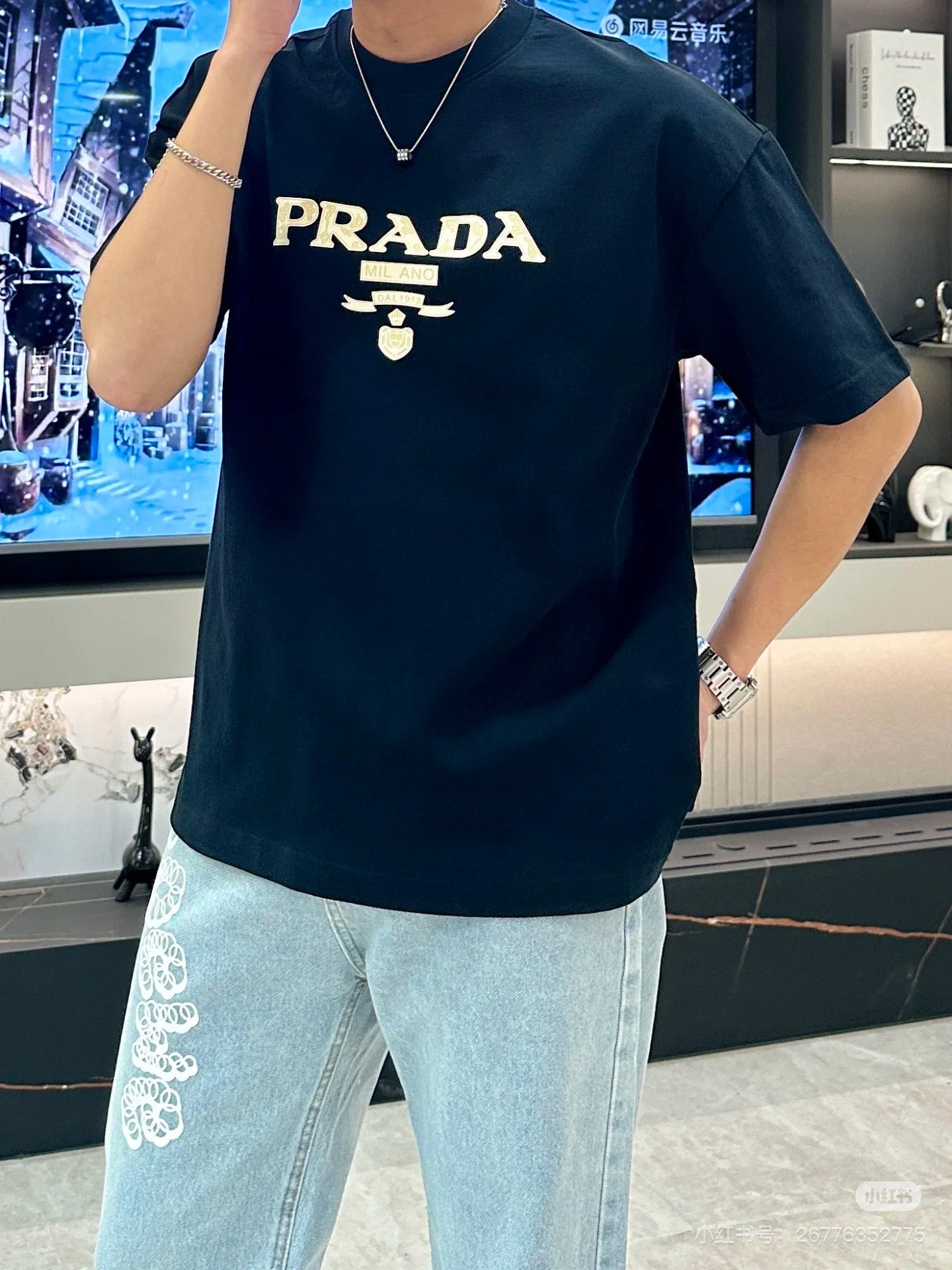 LuxluxHouse Best Quality Clothes T-shirt Prada