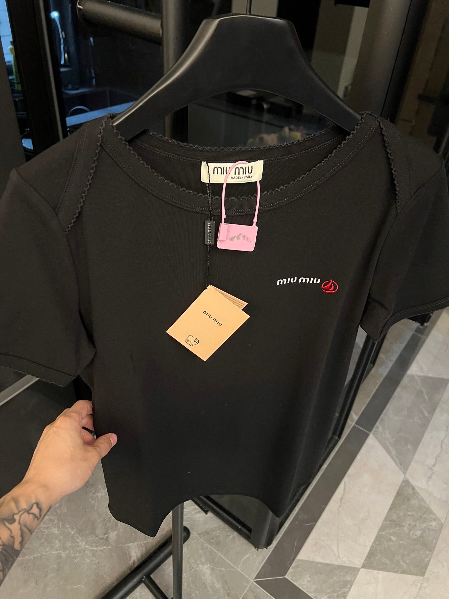 LuxluxHouse Best Quality Clothes Miu Miu T-shirt
