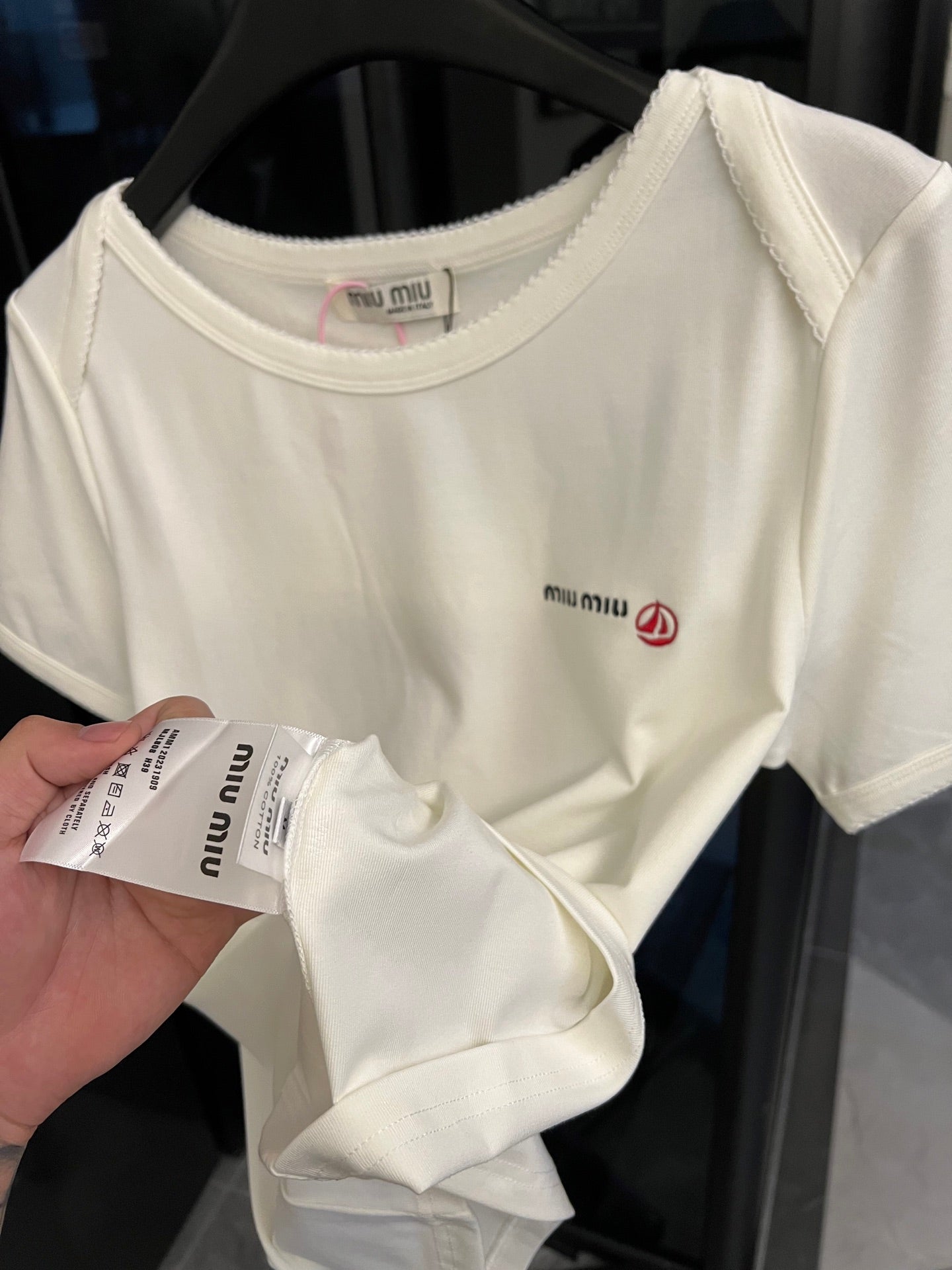 LuxluxHouse Best Quality Clothes Miu Miu T-shirt