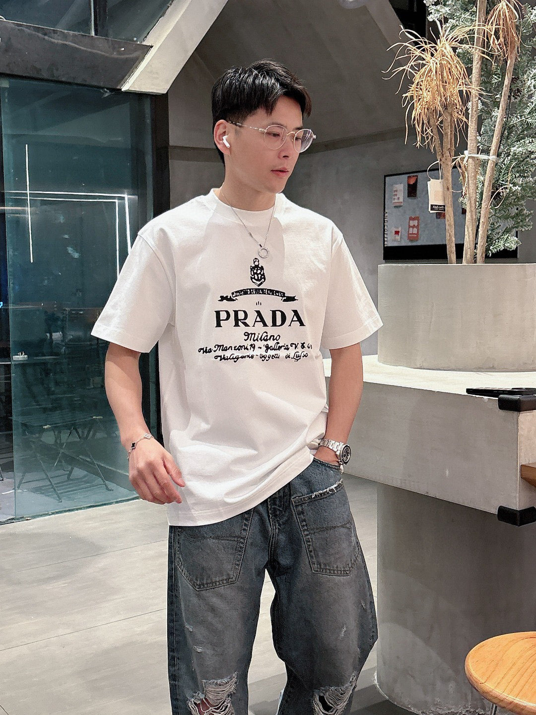 LuxluxHouse Best Quality Clothes T-shirt Prada