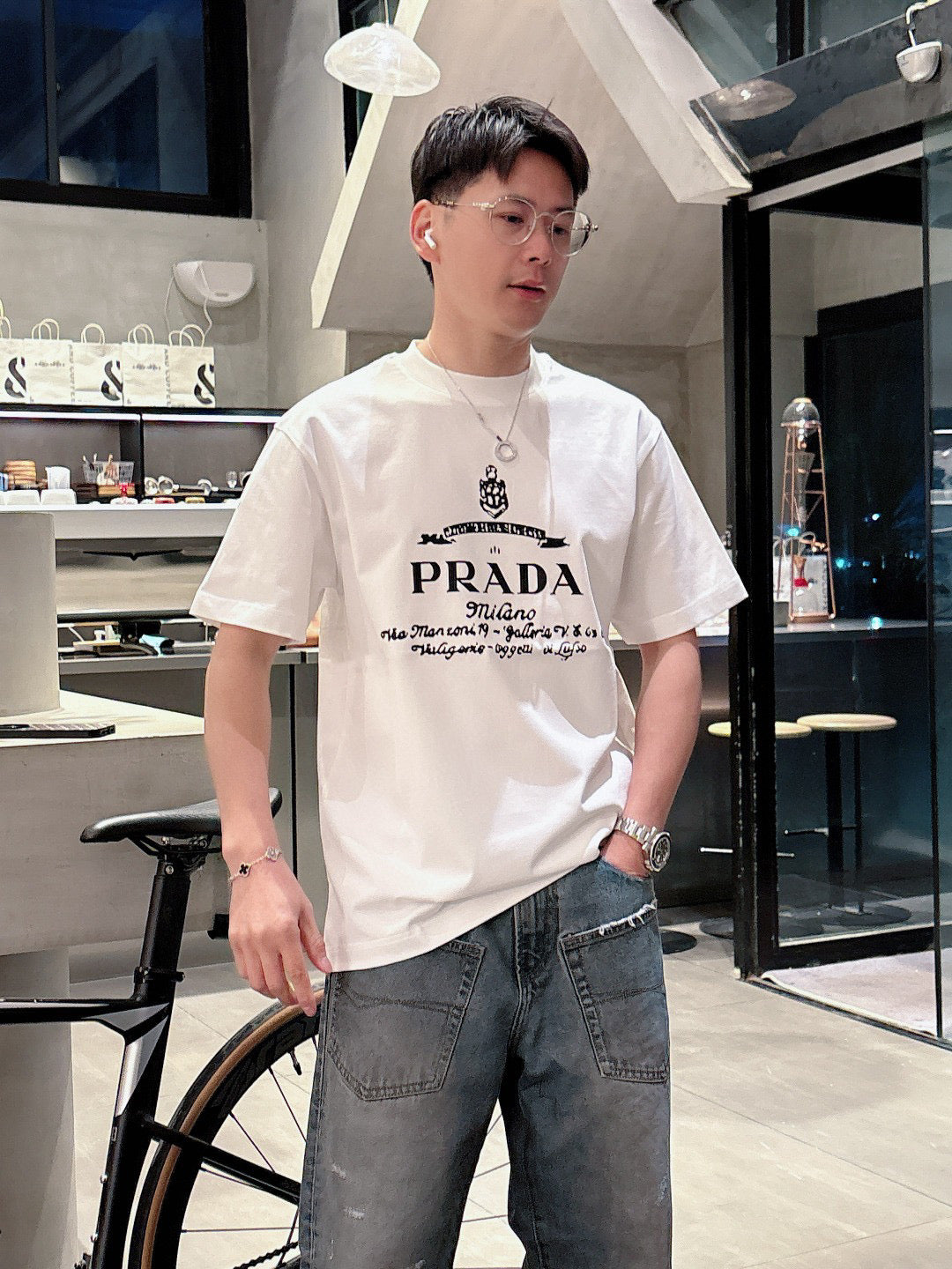 LuxluxHouse Best Quality Clothes T-shirt Prada