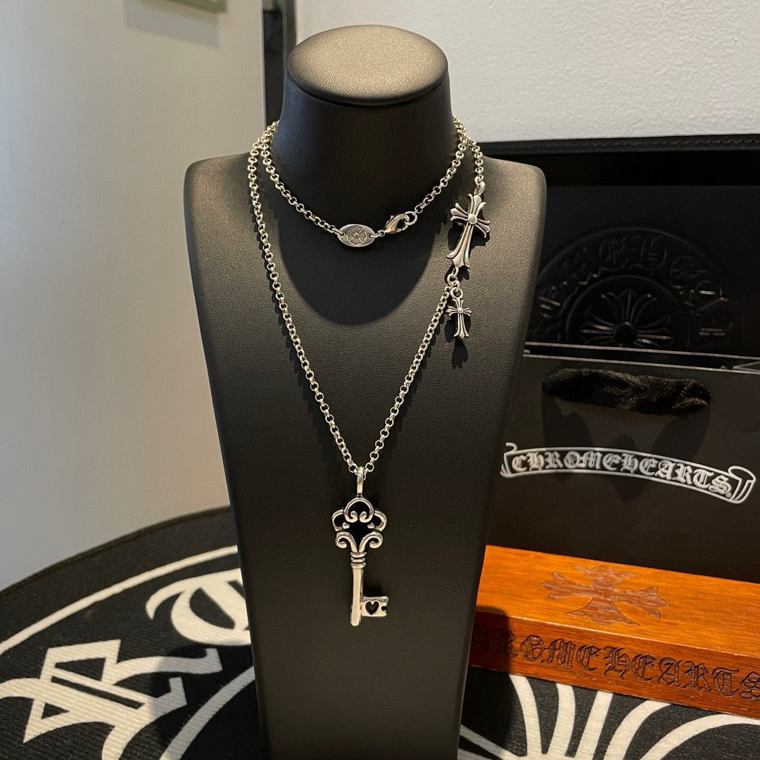 LuxluxHouse Best Quality Accessories Necklace Chrome Hearts