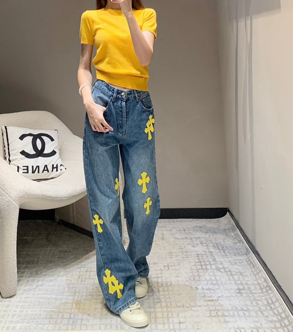 LuxluxHouse Best Quality Clothes Pants Chrome Hearts
