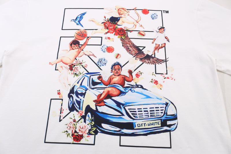 LuxluxHouse Best Quality Clothes Off White T-shirt