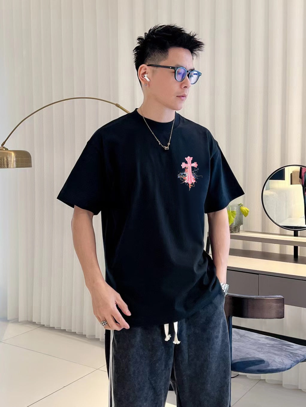 LuxluxHouse Best Quality Clothes Chrome Hearts T-shirt