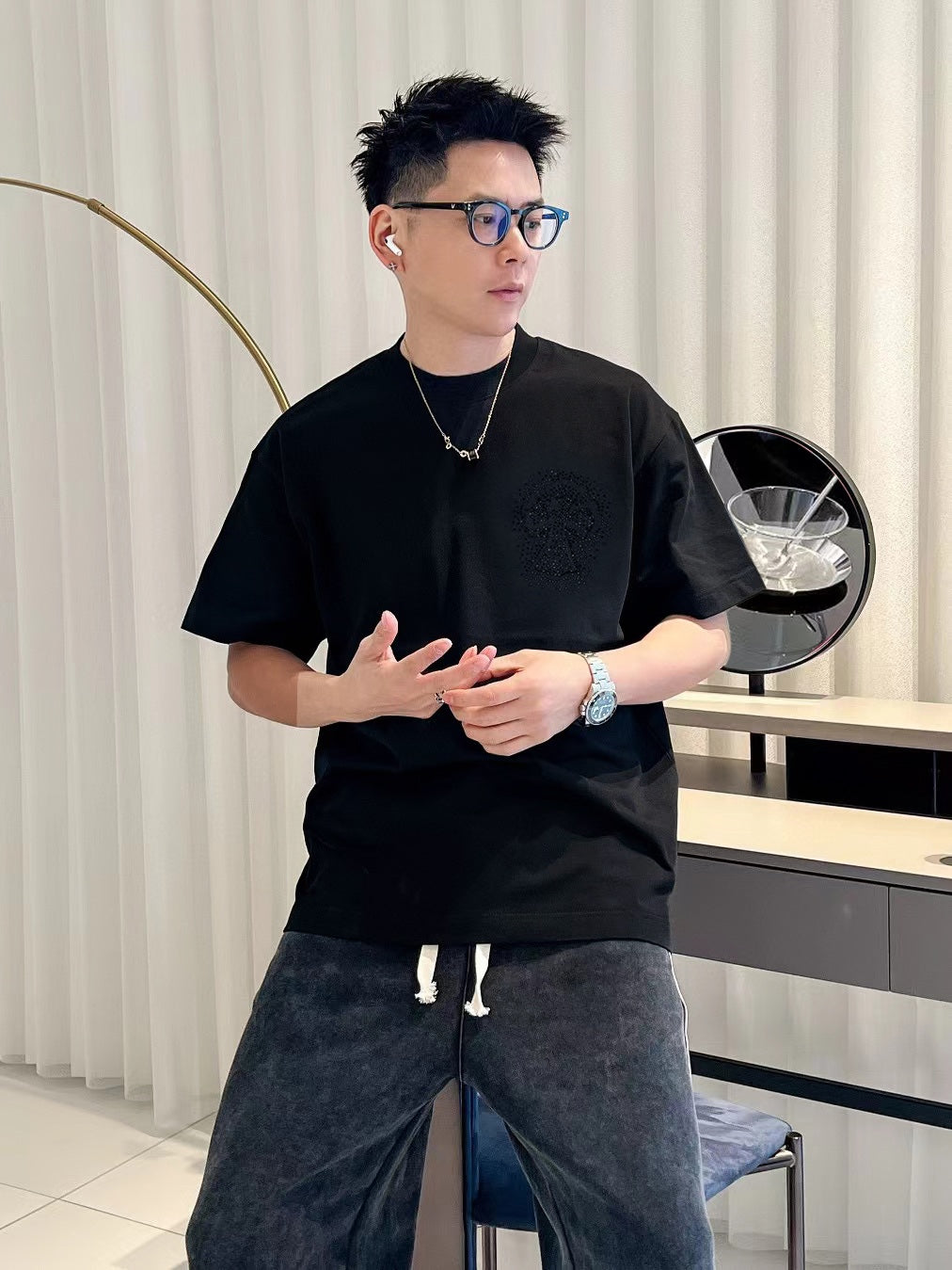 LuxluxHouse Best Quality Clothes Chrome Hearts T-shirt