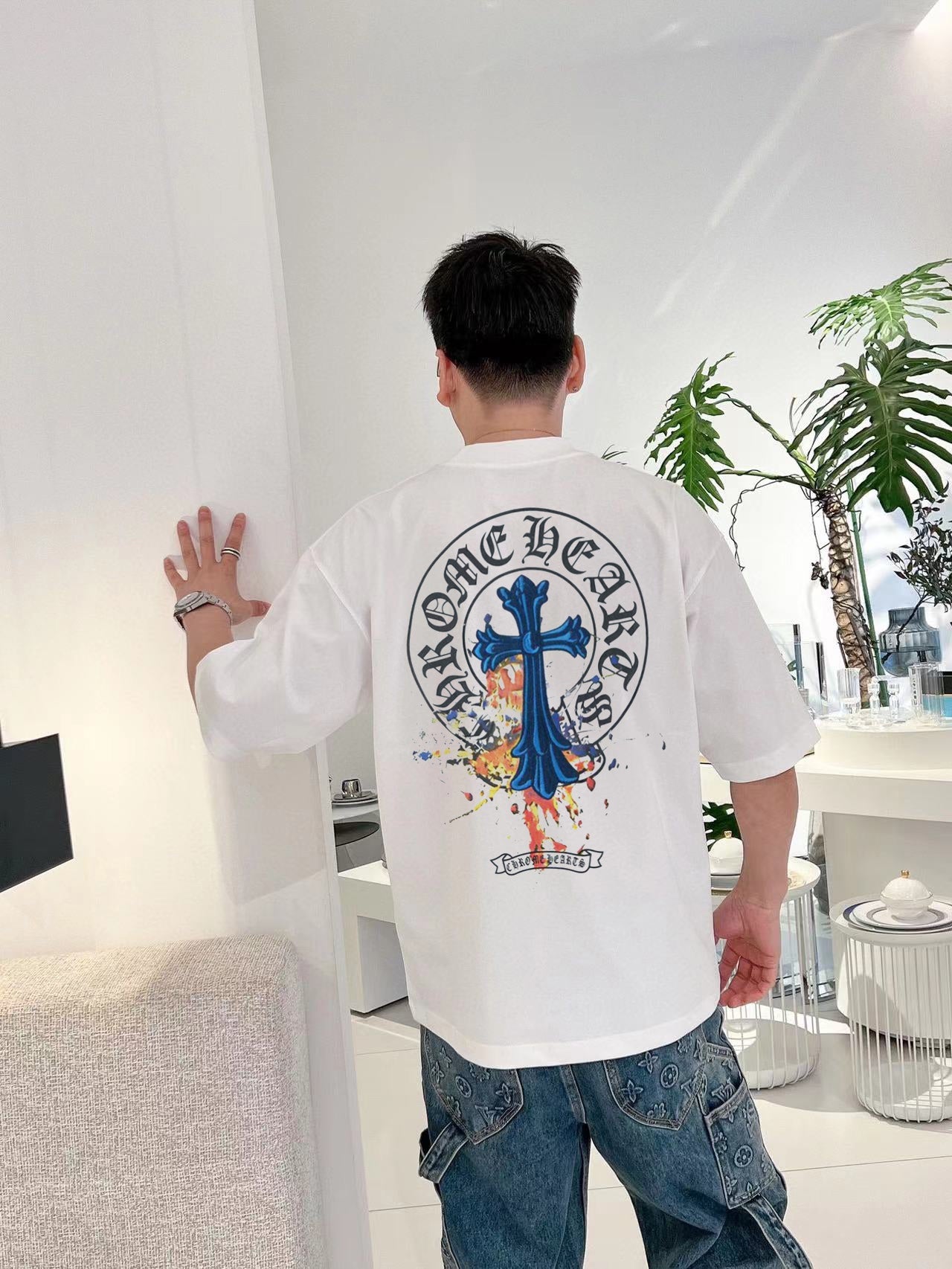 LuxluxHouse Best Quality Clothes Chrome Hearts T-shirt