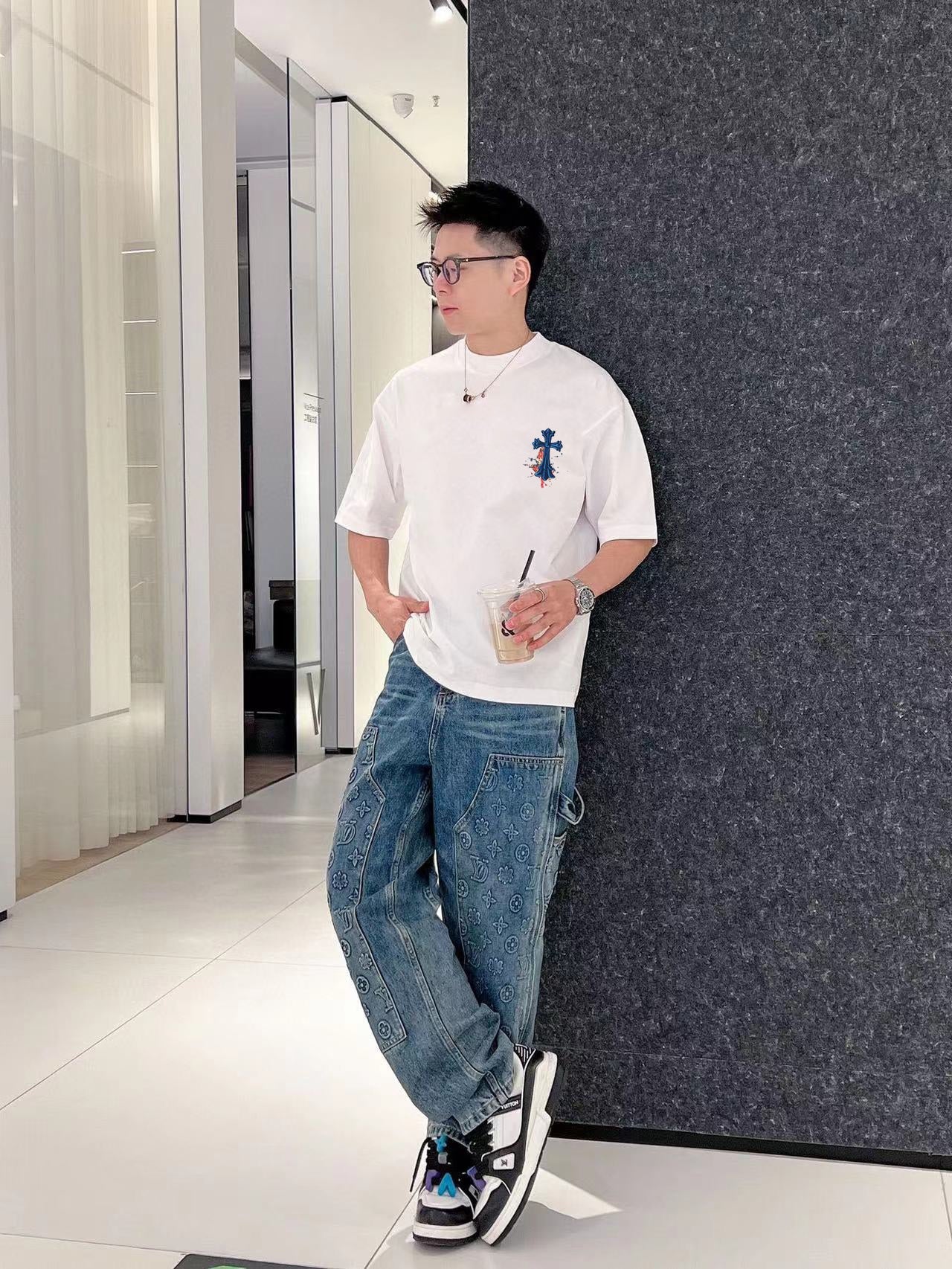 LuxluxHouse Best Quality Clothes Chrome Hearts T-shirt