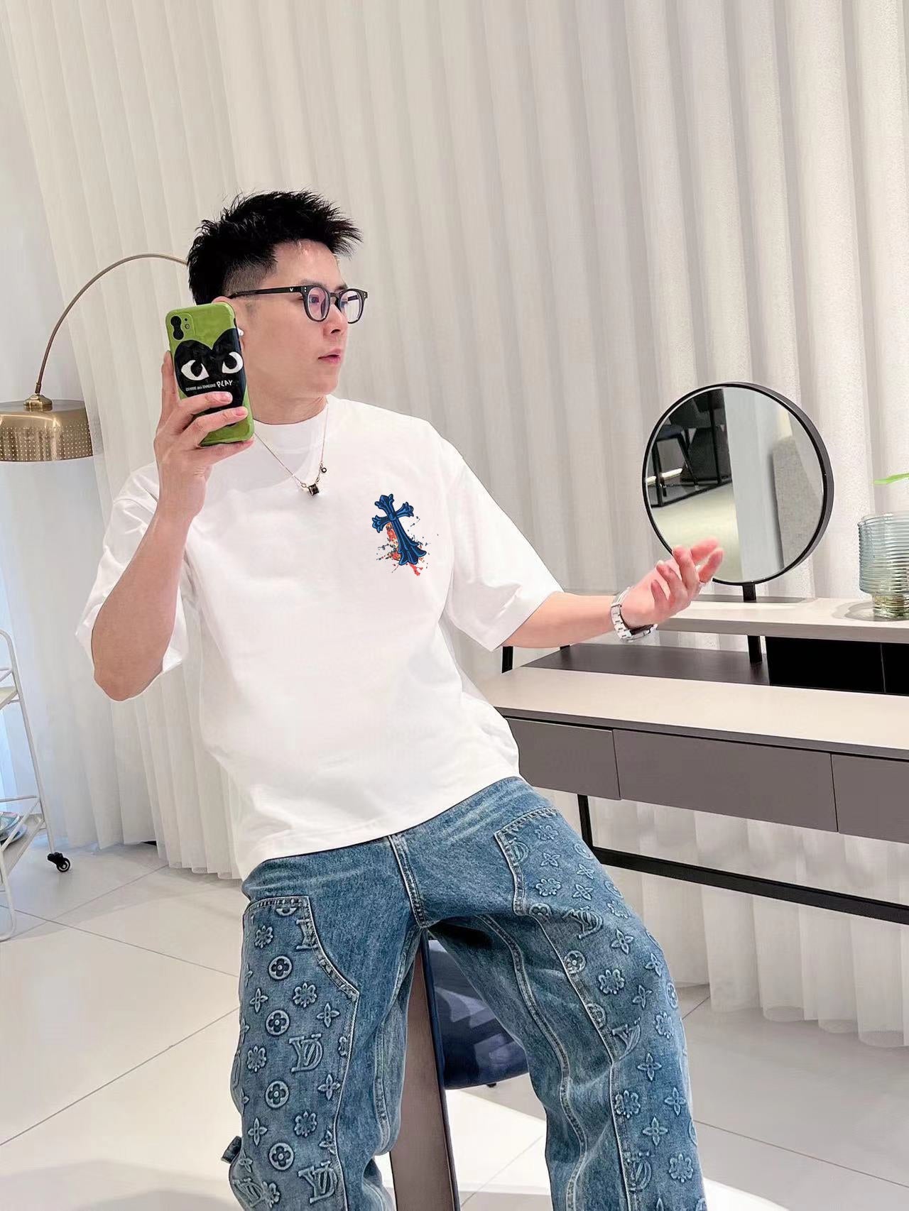 LuxluxHouse Best Quality Clothes Chrome Hearts T-shirt