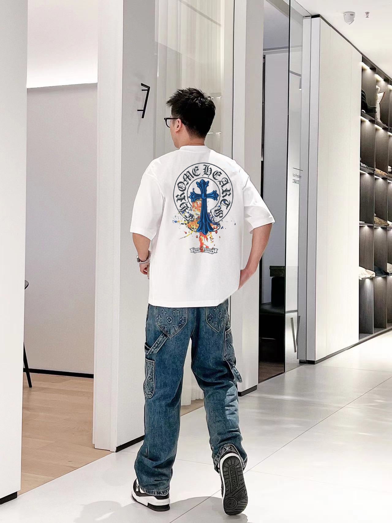 LuxluxHouse Best Quality Clothes Chrome Hearts T-shirt