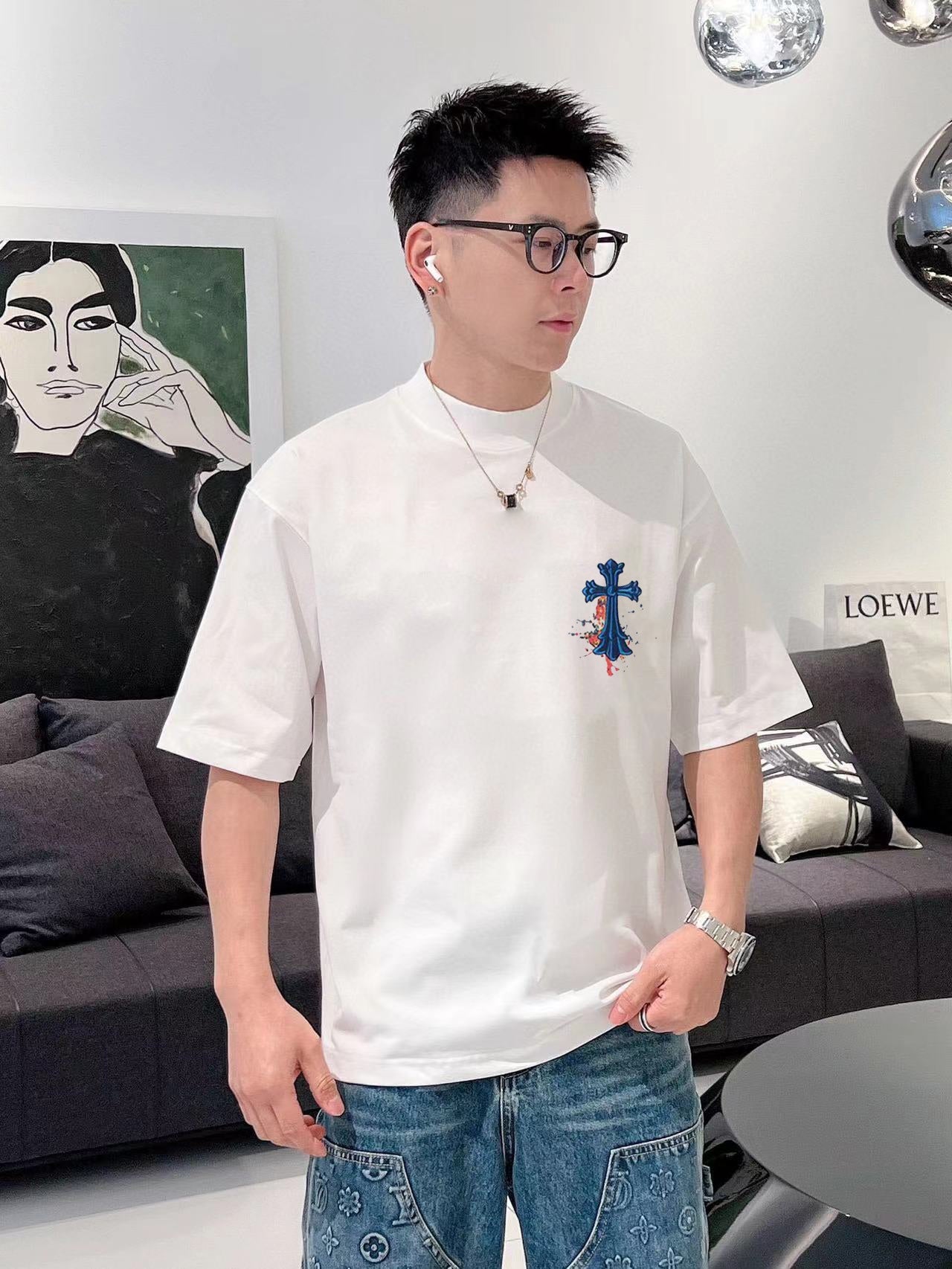 LuxluxHouse Best Quality Clothes Chrome Hearts T-shirt