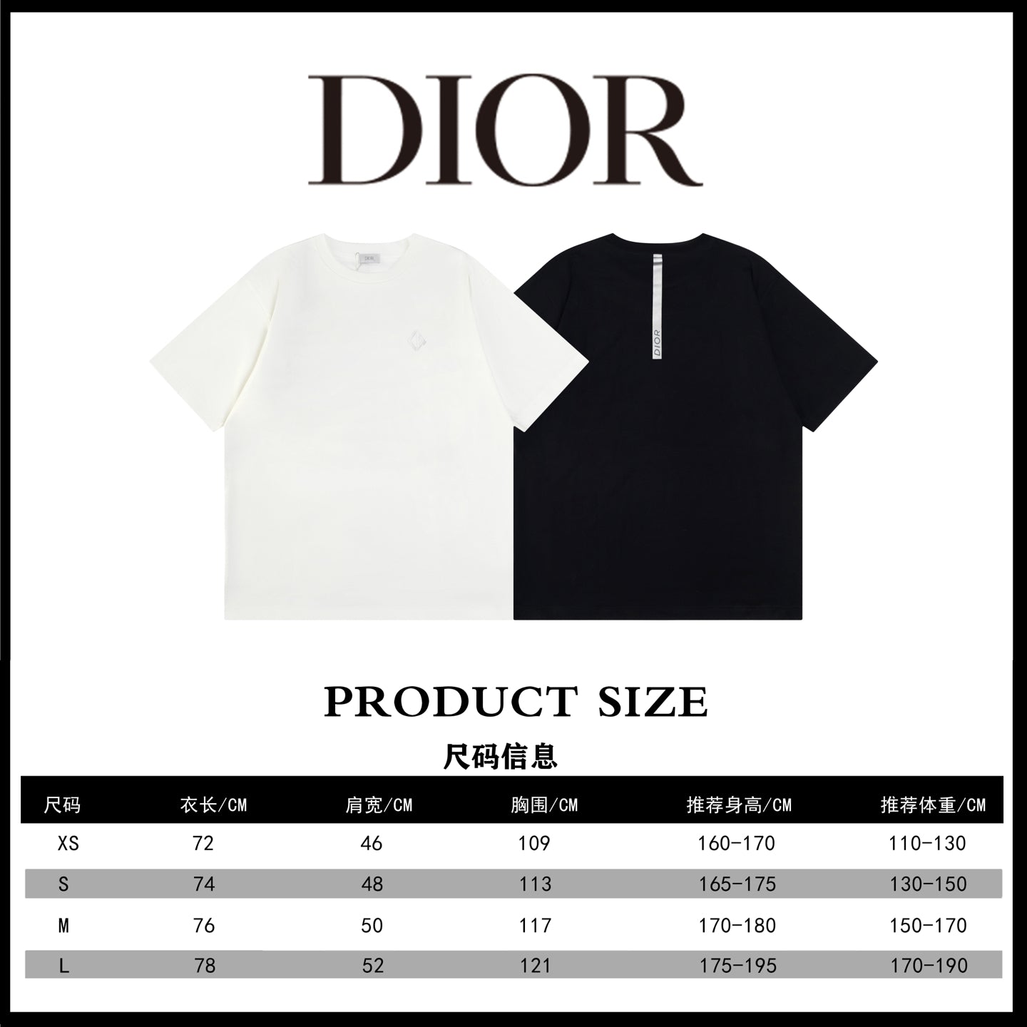 LuxluxHouse Best Quality Clothes T-shirt Dior