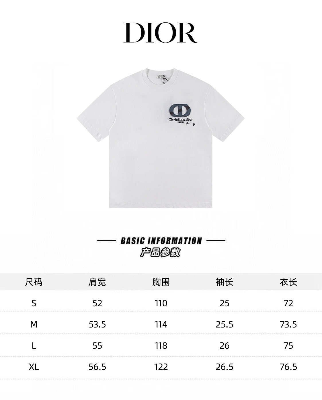 LuxluxHouse Best Quality Clothes T-shirt Dior