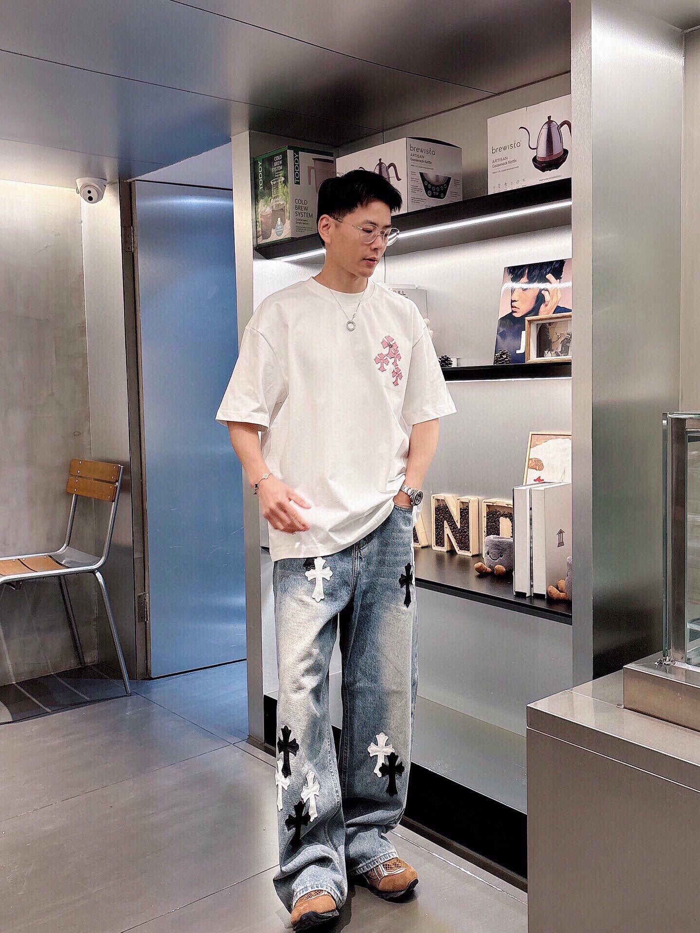 LuxluxHouse Best Quality Clothes Chrome Hearts T-shirt