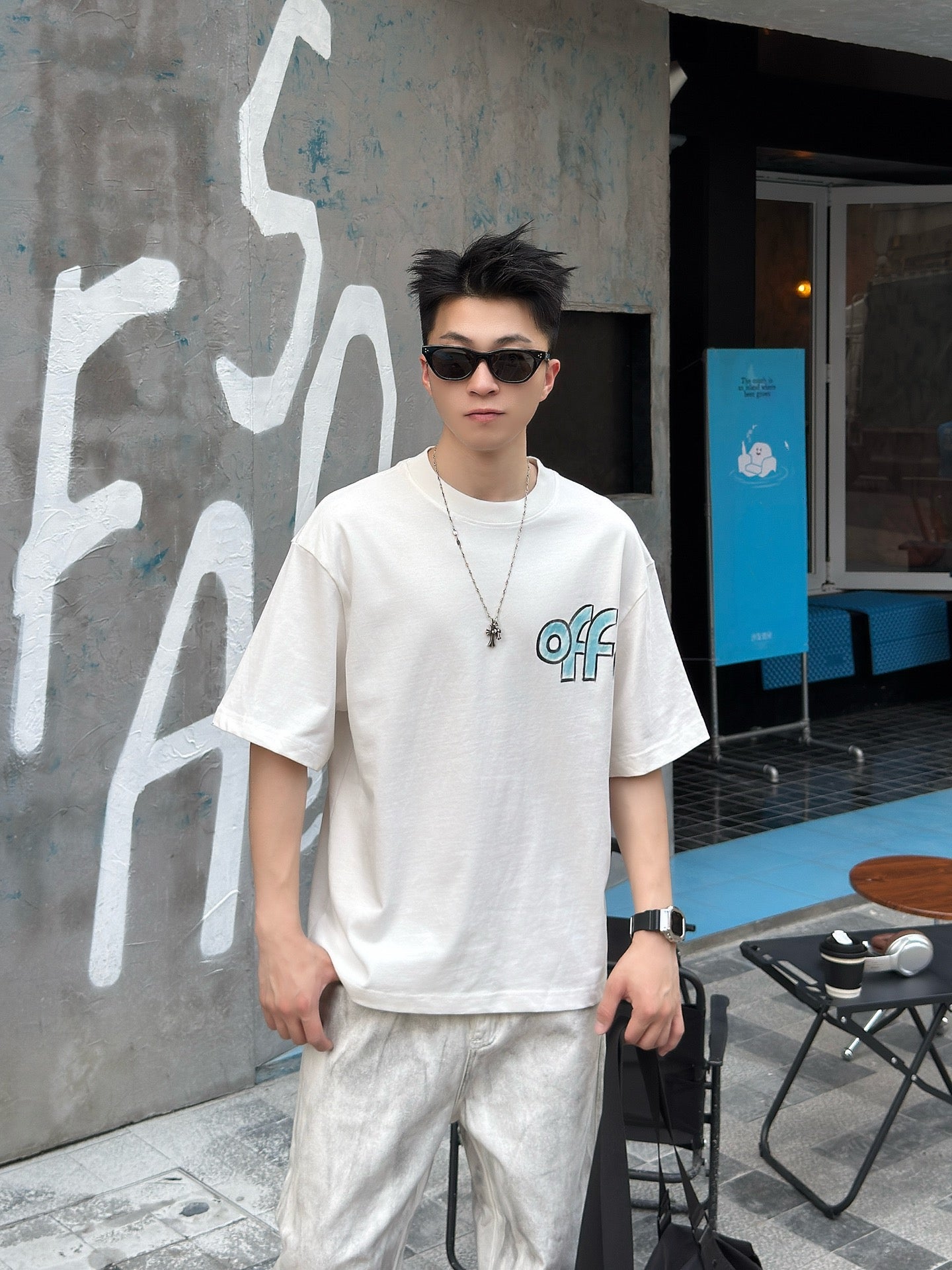 LuxluxHouse Best Quality Clothes Off White T-shirt