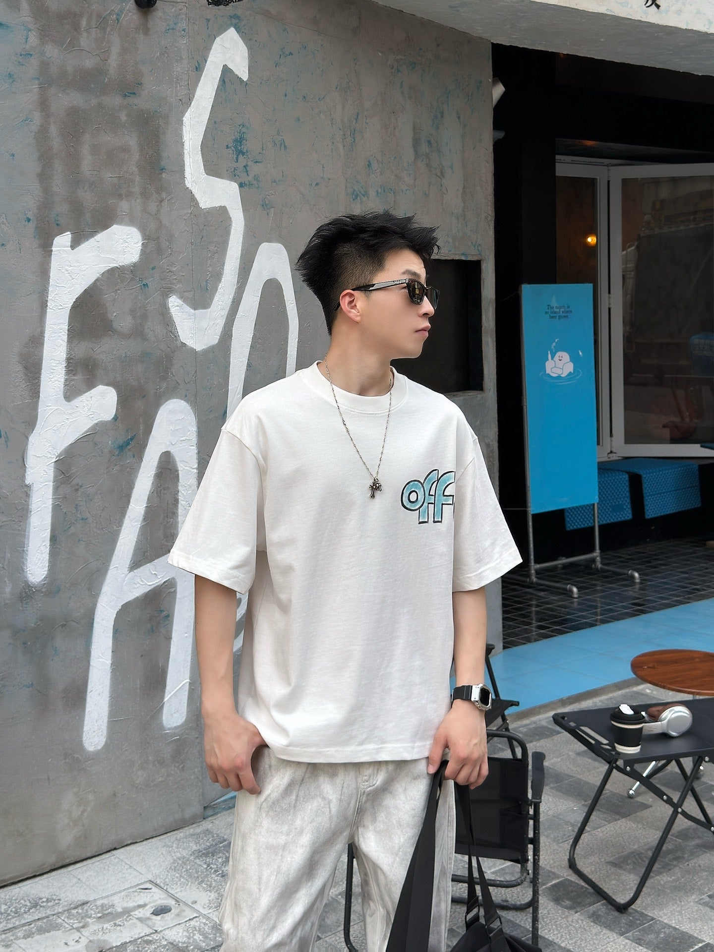 LuxluxHouse Best Quality Clothes Off White T-shirt