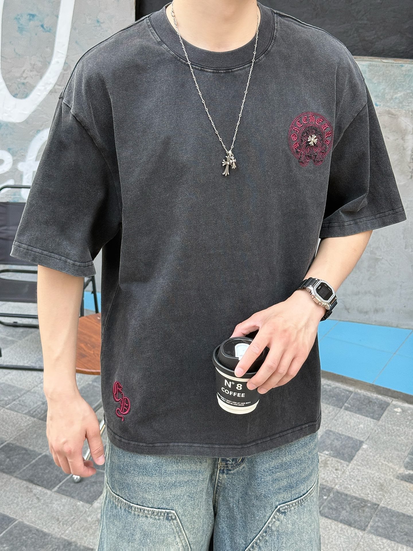 LuxluxHouse Best Quality Clothes Chrome Hearts T-shirt