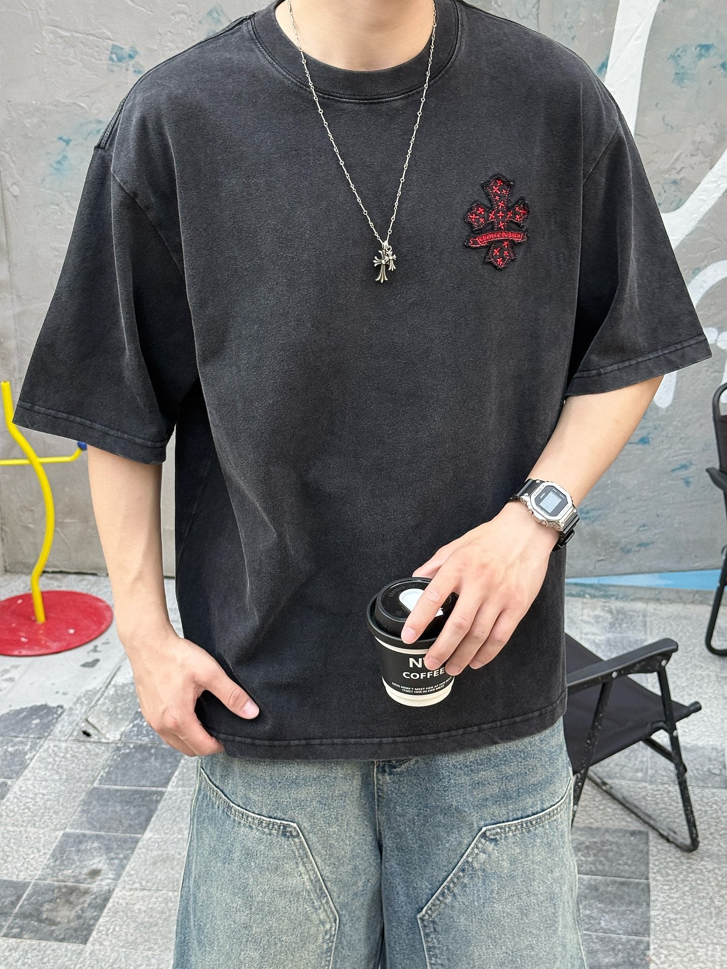 LuxluxHouse Best Quality Clothes Chrome Hearts T-shirt