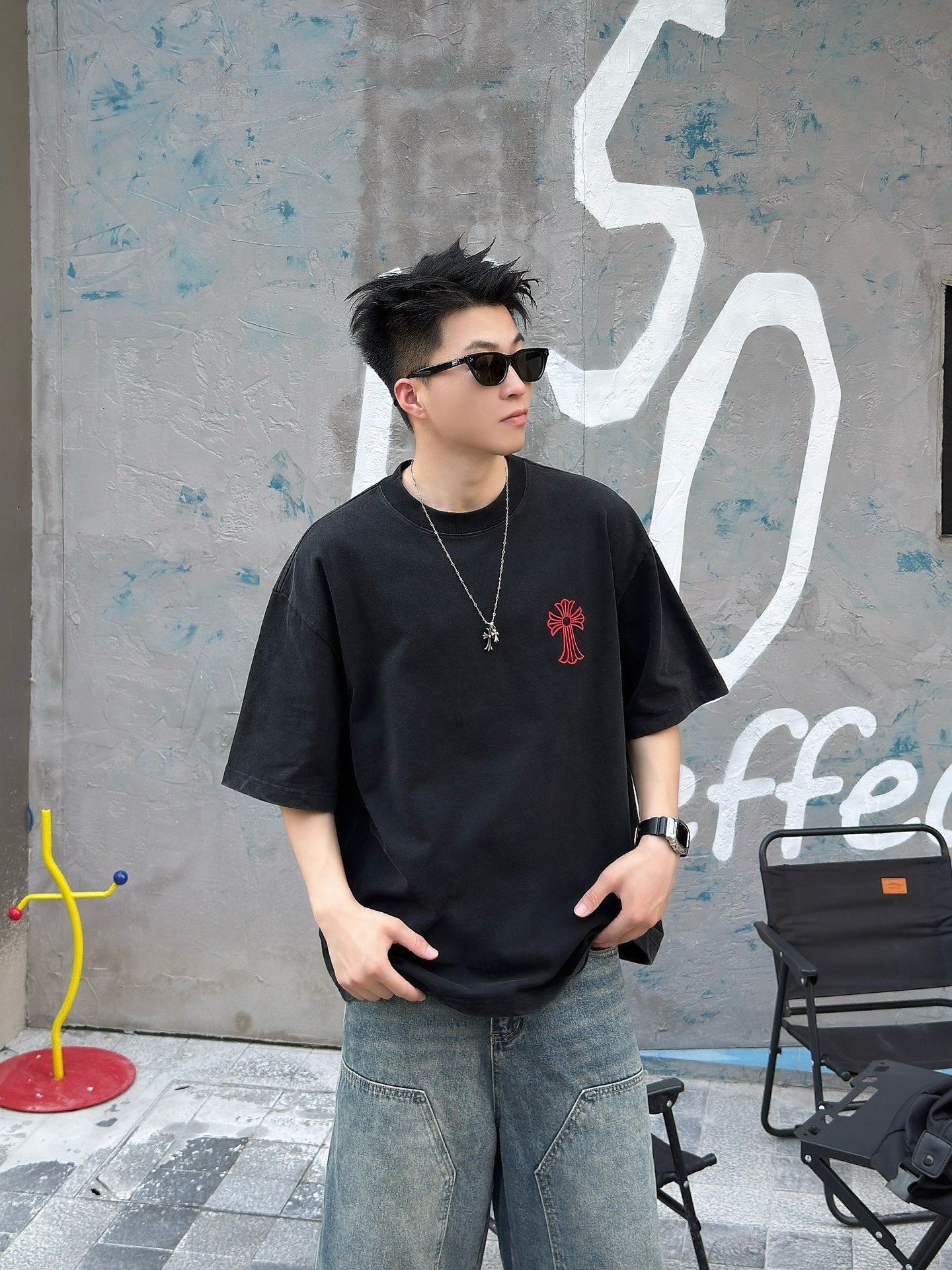 LuxluxHouse Best Quality Clothes Chrome Hearts T-shirt