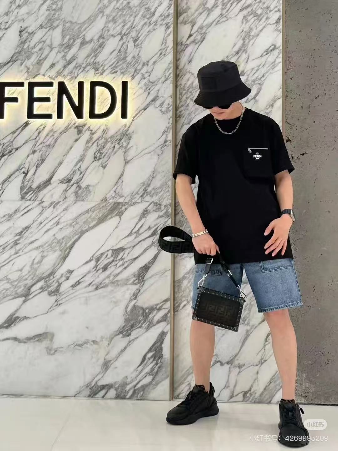 LuxluxHouse Best Quality Clothes Fendi T-shirt