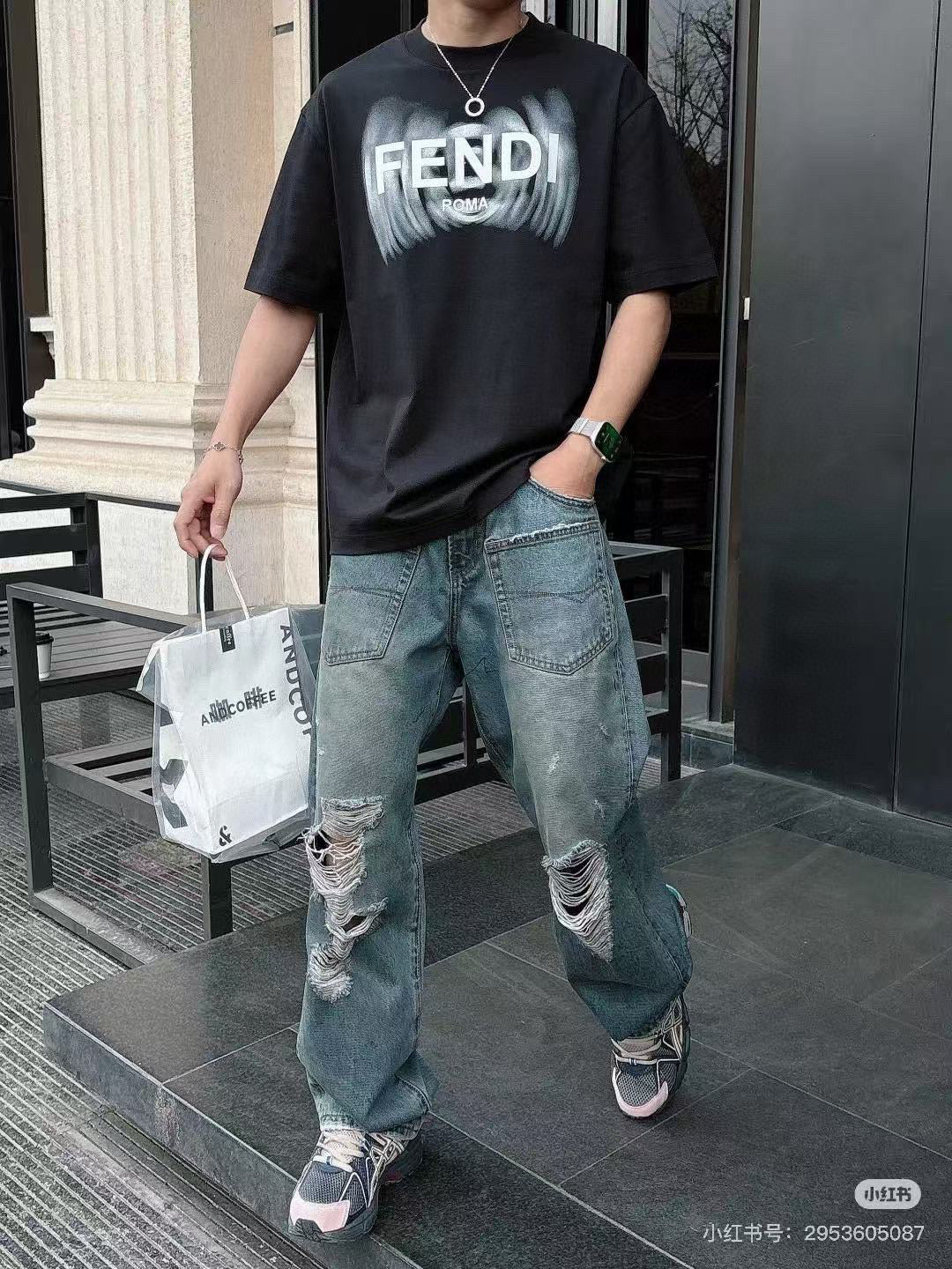 LuxluxHouse Best Quality Clothes Fendi T-shirt