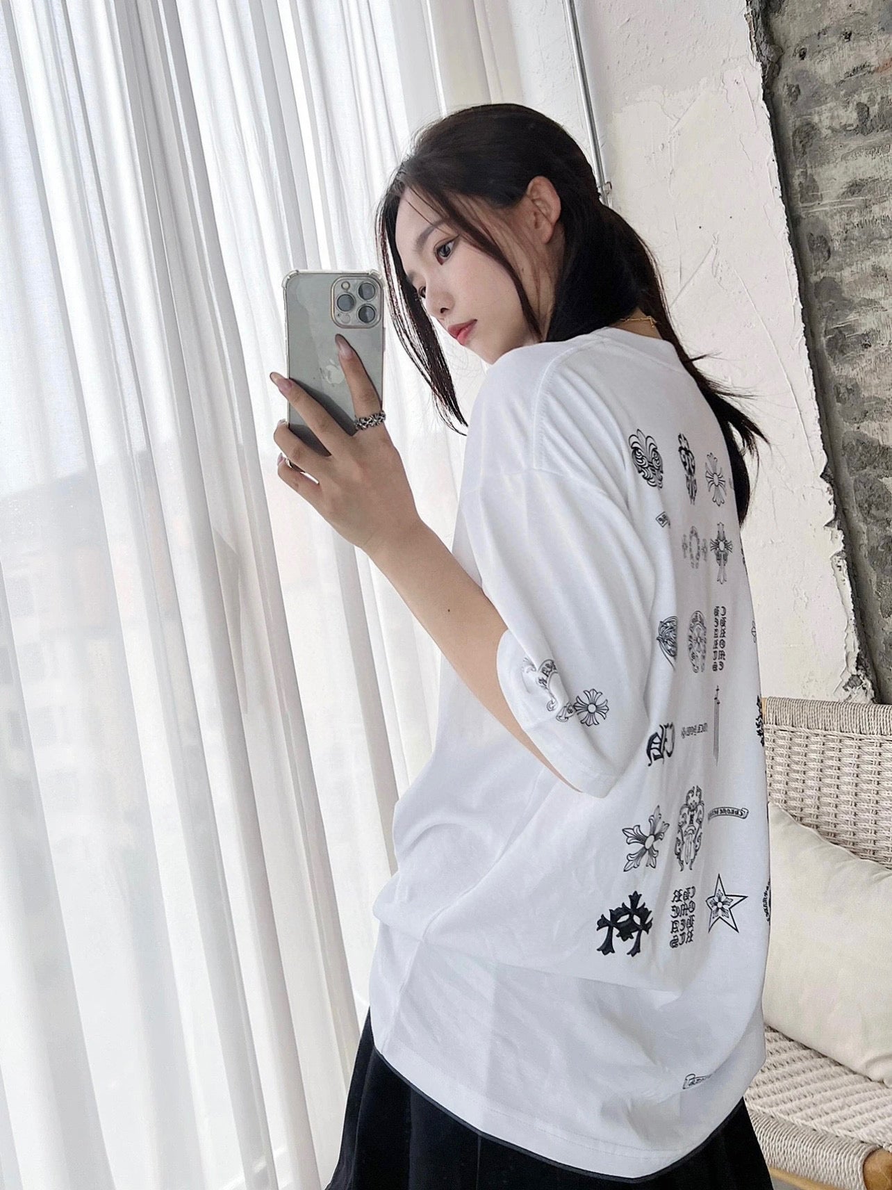 LuxluxHouse Best Quality Clothes Chrome Hearts T-shirt