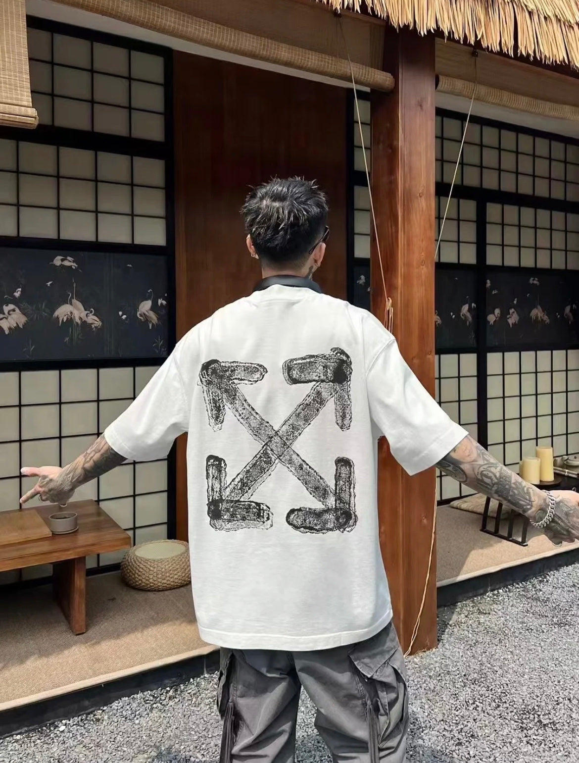 LuxluxHouse Best Quality Clothes Off White T-shirt