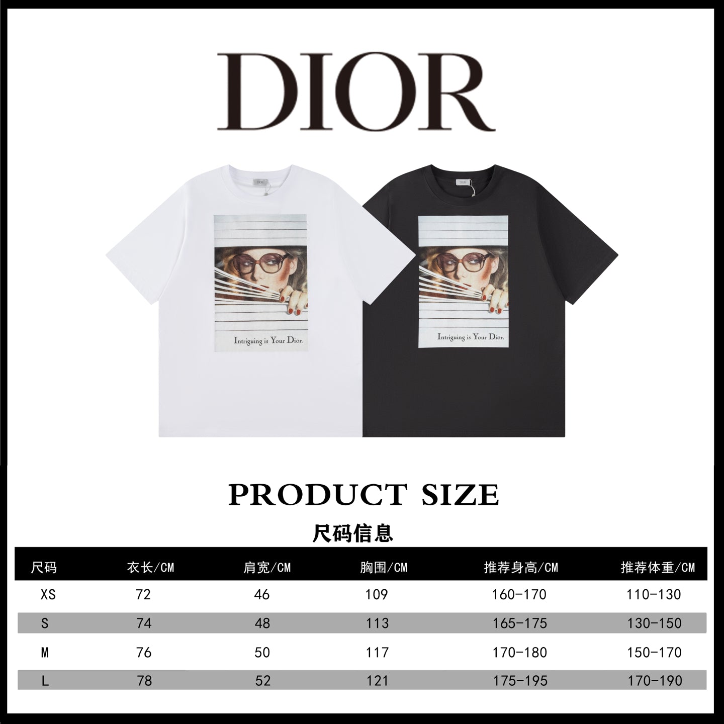 LuxluxHouse Best Quality Clothes T-shirt Dior