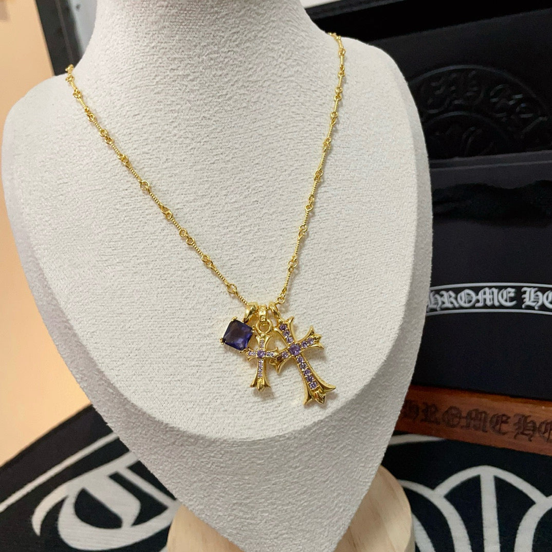 LuxluxHouse Best Quality Accessories Necklace Chrome Hearts