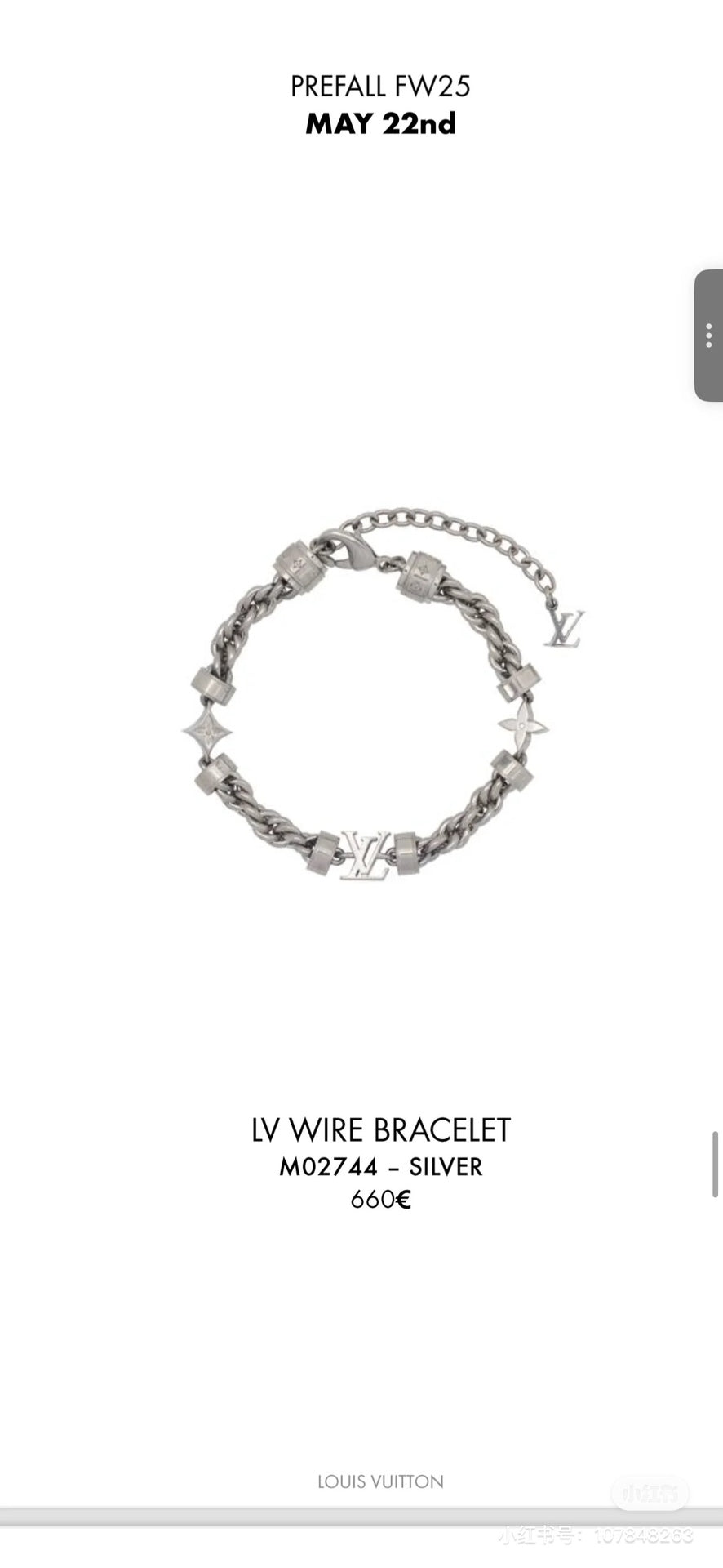 LuxluxHouse Best Quality Accessories Necklace Bracelet Louis Vuitton