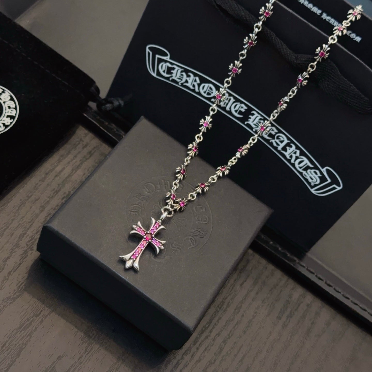 LuxluxHouse Best Quality Accessories Necklace Chrome Hearts
