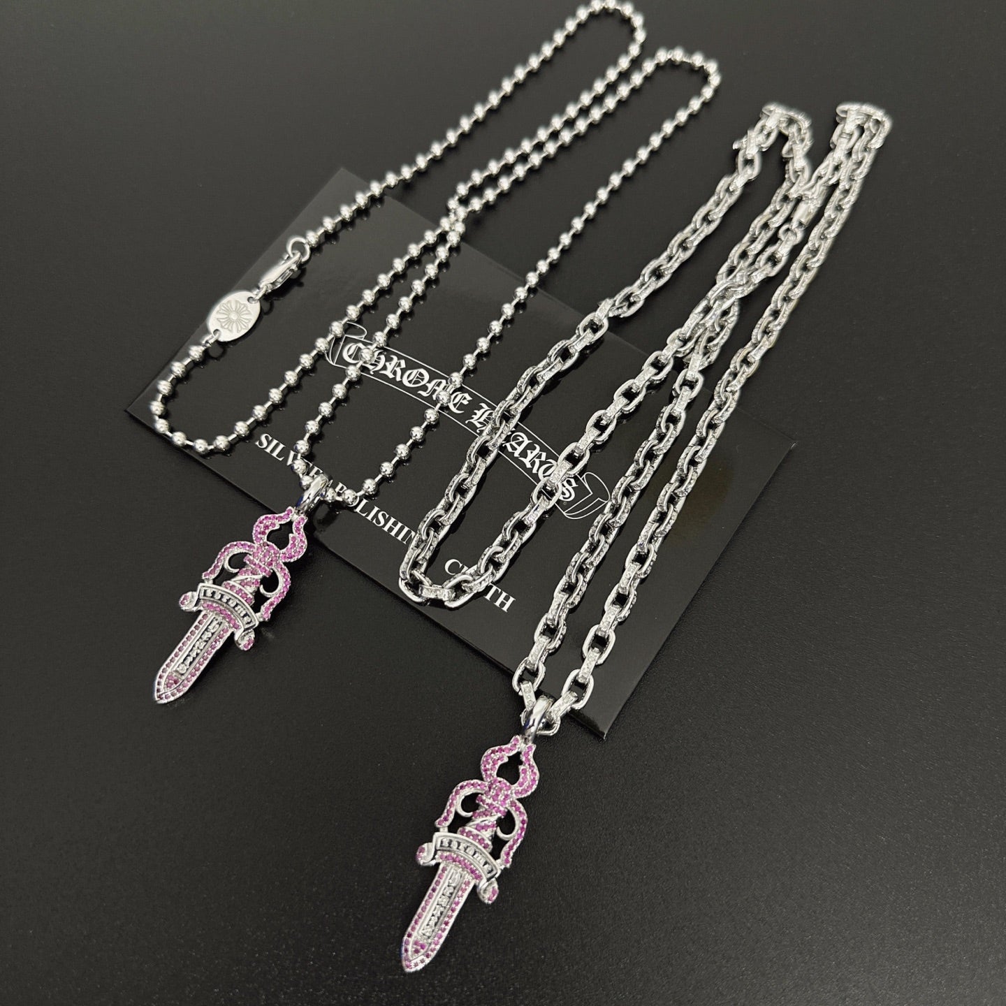 LuxluxHouse Best Quality Accessories Necklace Chrome Hearts