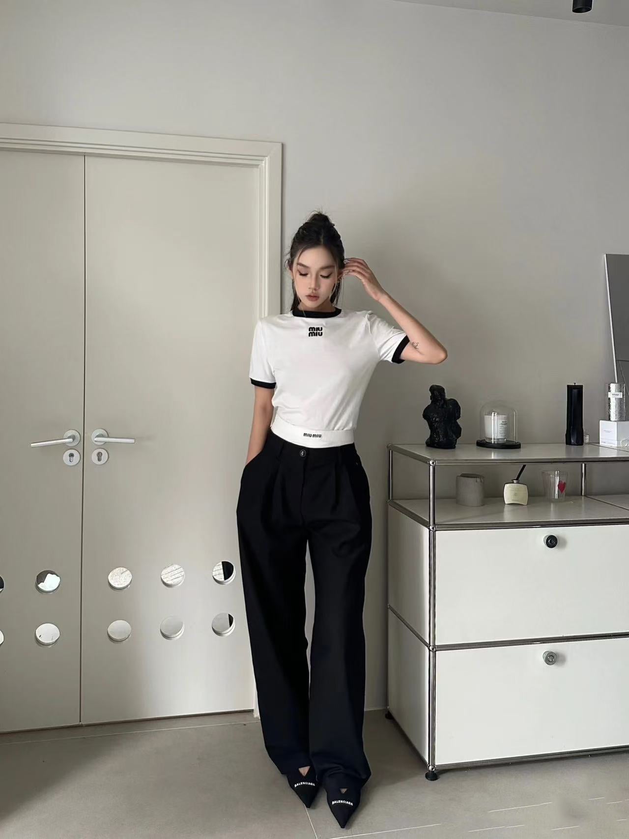 LuxluxHouse Best Quality Clothes Miu Miu T-shirt