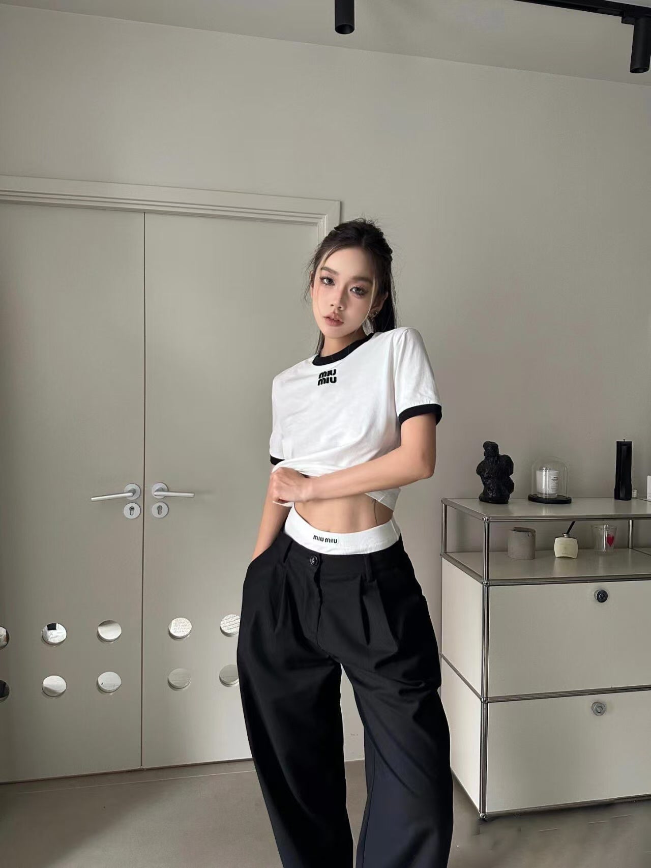 LuxluxHouse Best Quality Clothes Miu Miu T-shirt