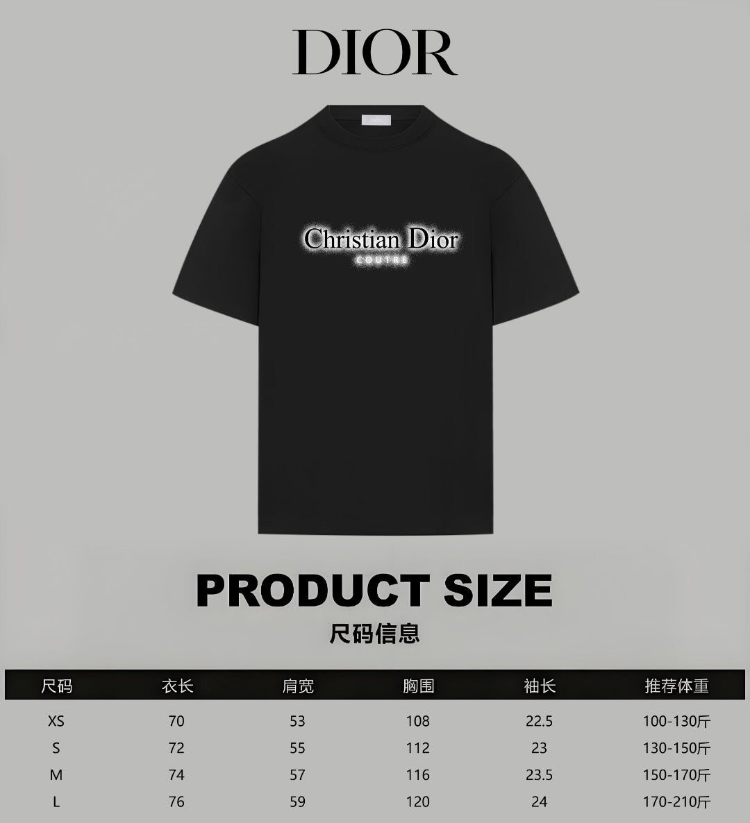 LuxluxHouse Best Quality Clothes T-shirt Dior