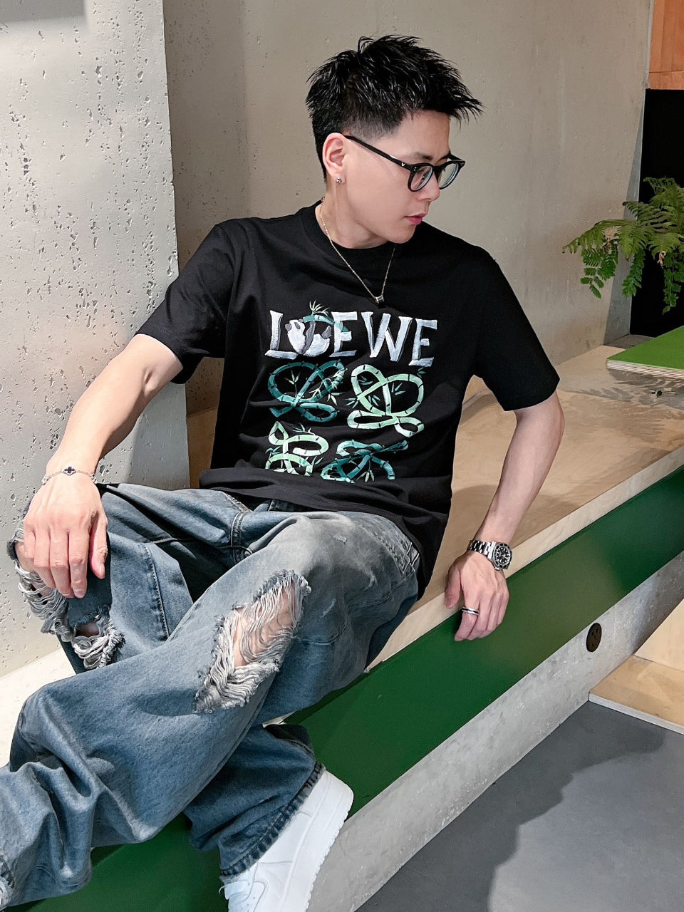 LuxluxHouse Best Quality Clothes T-shirt Loewe