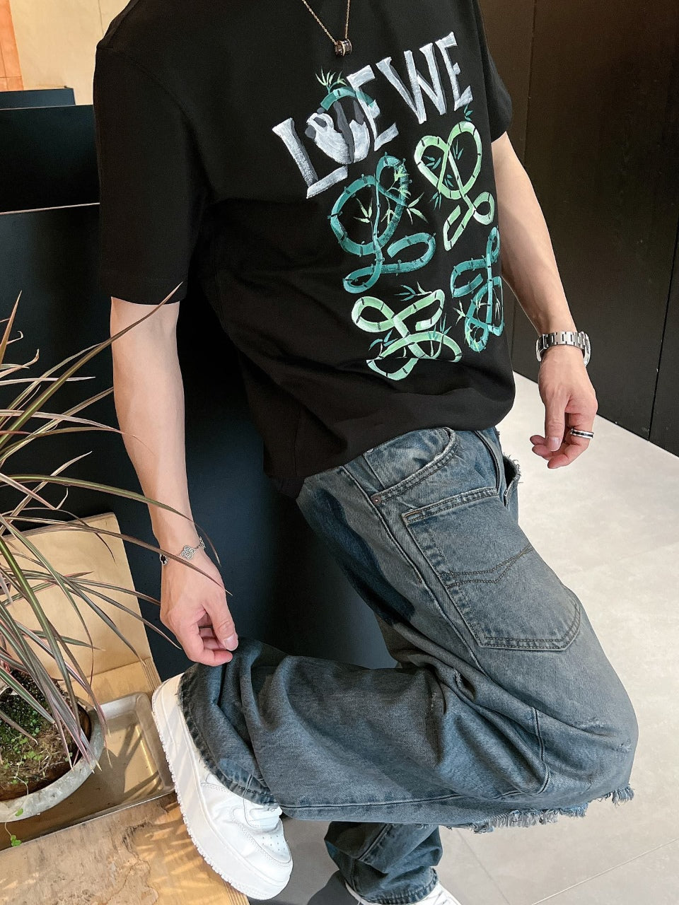 LuxluxHouse Best Quality Clothes T-shirt Loewe