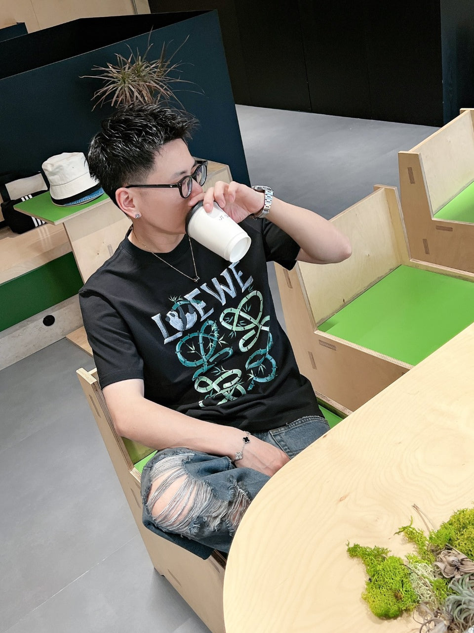 LuxluxHouse Best Quality Clothes T-shirt Loewe