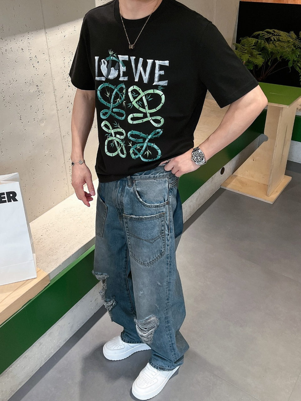 LuxluxHouse Best Quality Clothes T-shirt Loewe