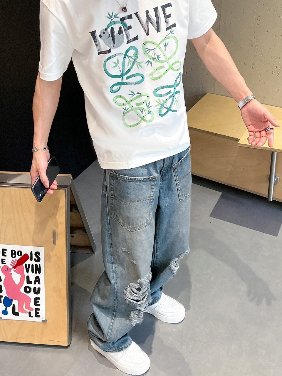 LuxluxHouse Best Quality Clothes T-shirt Loewe