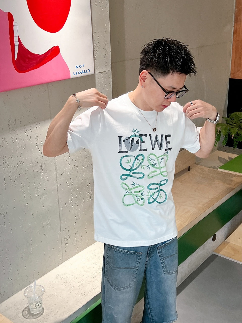 LuxluxHouse Best Quality Clothes T-shirt Loewe