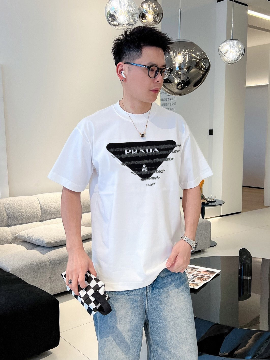 LuxluxHouse Best Quality Clothes T-shirt Prada